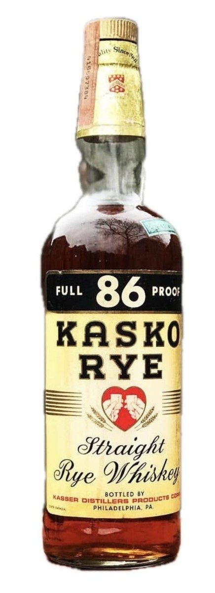 Vintage-label rye whiskey (defunct brand) — the original reference photo